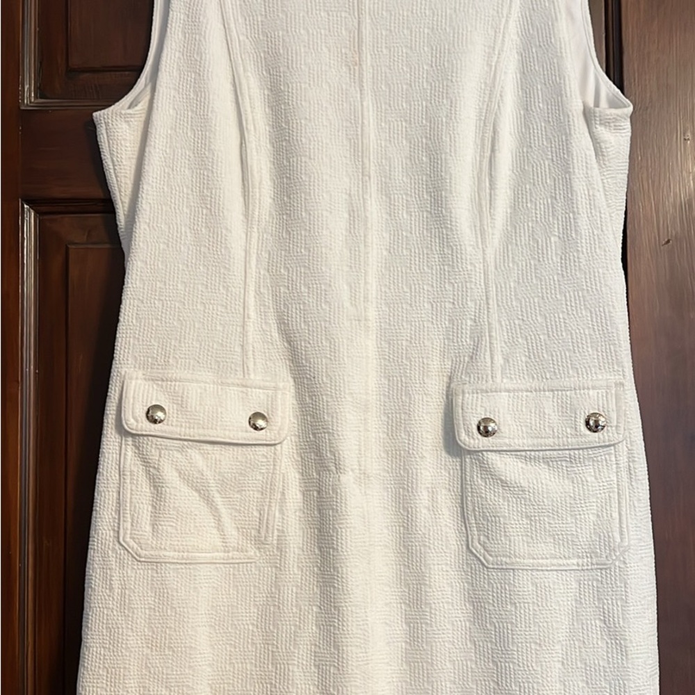 Tommy Hilfiger Textured White Mini Dress